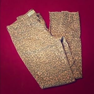 Leopard Print Jeans